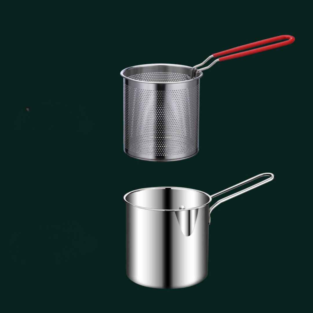 CrispMaster - Compact Deep Fryer Pot