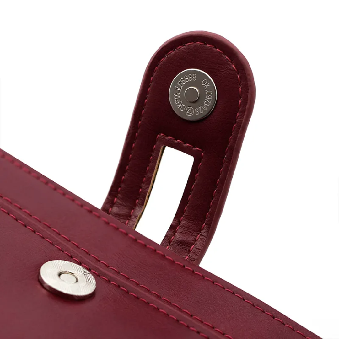 ElegantLeather - Long Leather Wallet for Women