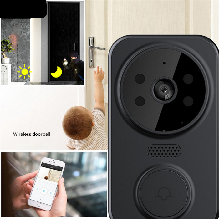 Smart Doorbell Camera | Wi-Fi Video Doorbell with HD Night Vision | Two-Way Audio for 24/7 Home Security 4