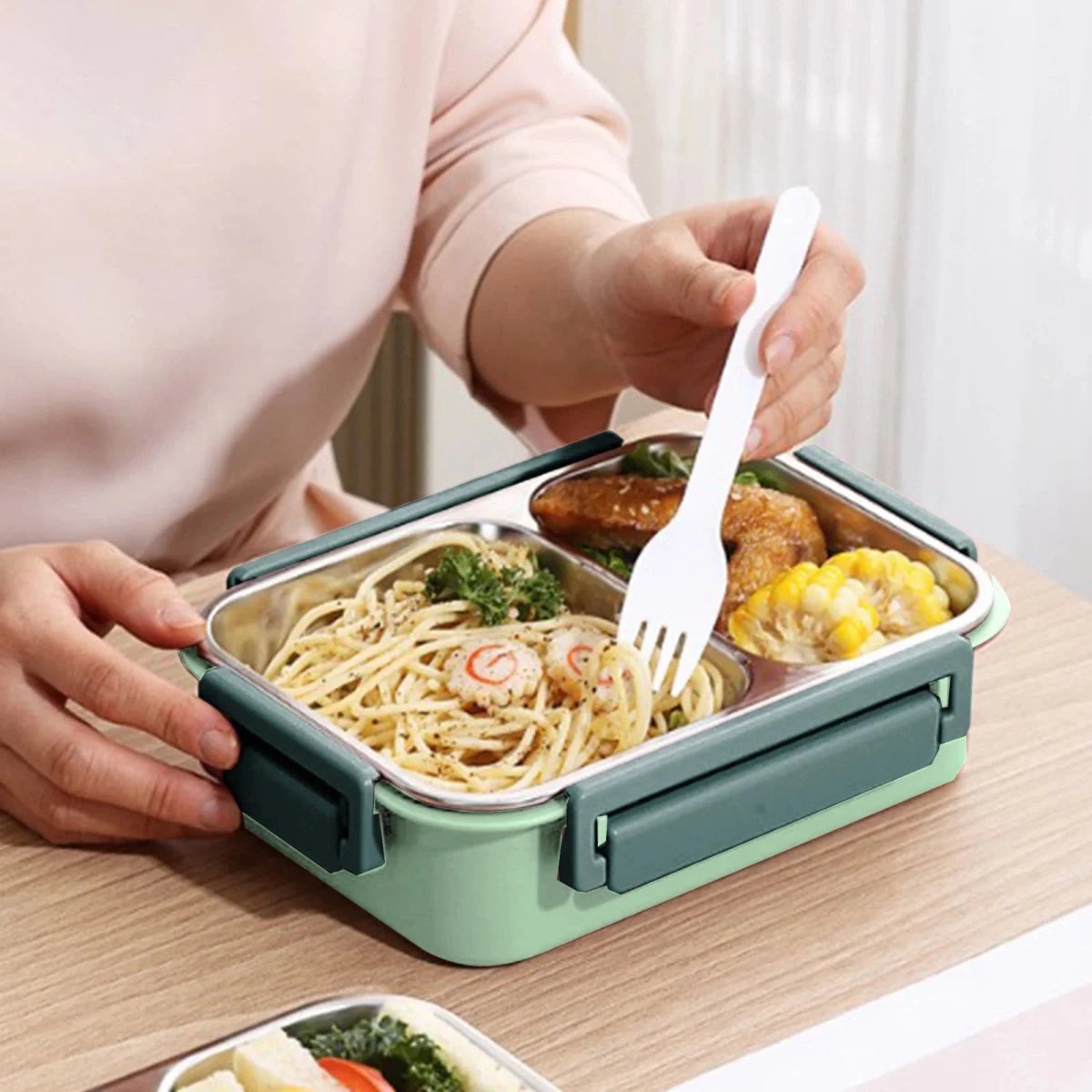 Stainless Steel Insulated Container with Effective Insulation | Compact Design for Hot Meals on the Go 7