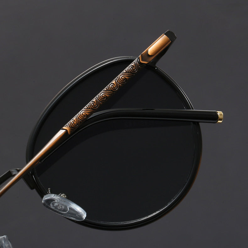 Stylish Lightweight Metal Sunglasses - Elegant UV Protection Shades for Everyday Wear 2