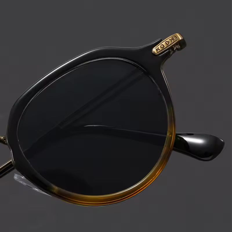 Stylish Metal Sunglasses - Lightweight UV Protection Shades for All-Day Comfort 1