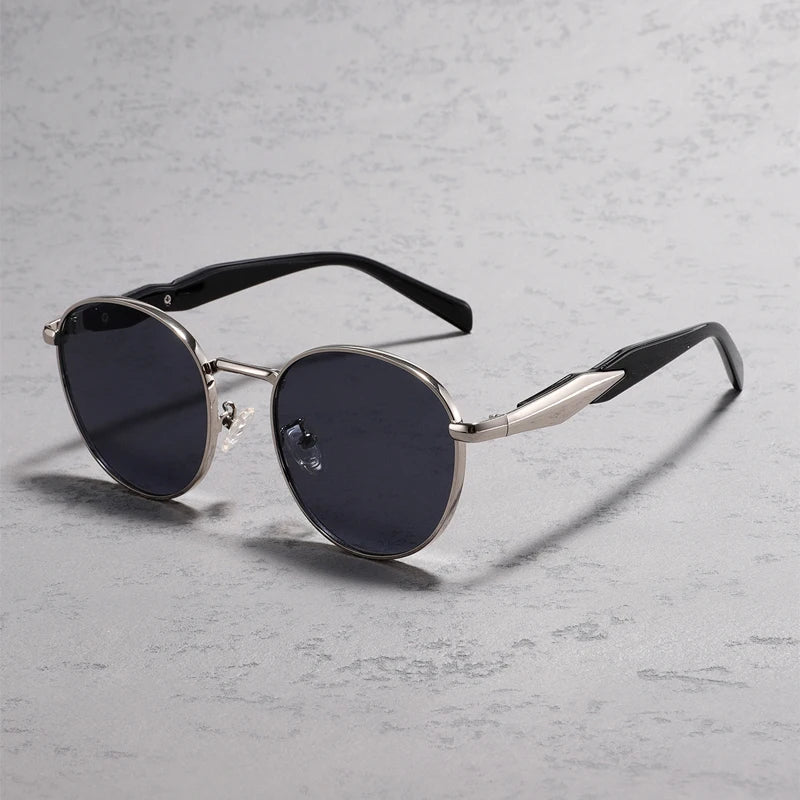 Stylish Premium Metal Alloy Sunglasses - UV Protection with Anti-Reflective Lenses for Elegant Everyday Wear 3