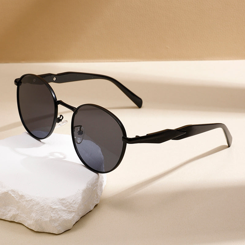 Stylish Premium Metal Alloy Sunglasses - UV Protection with Anti-Reflective Lenses for Elegant Everyday Wear 4