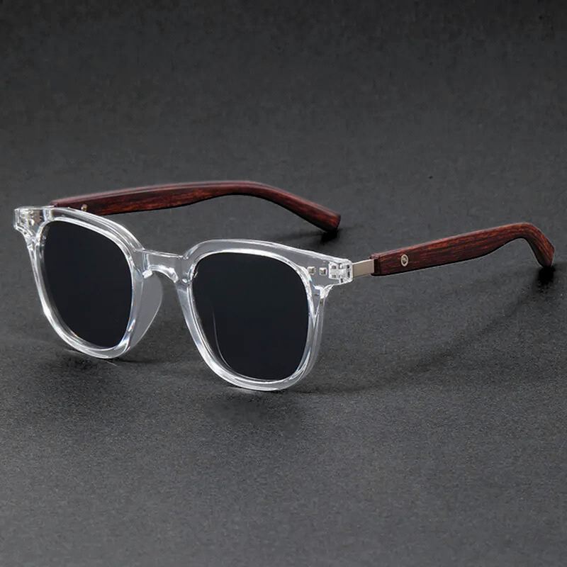 Stylish Sunglasses with Wooden Arms - Lightweight Acetate Frames for Modern Comfort 0
