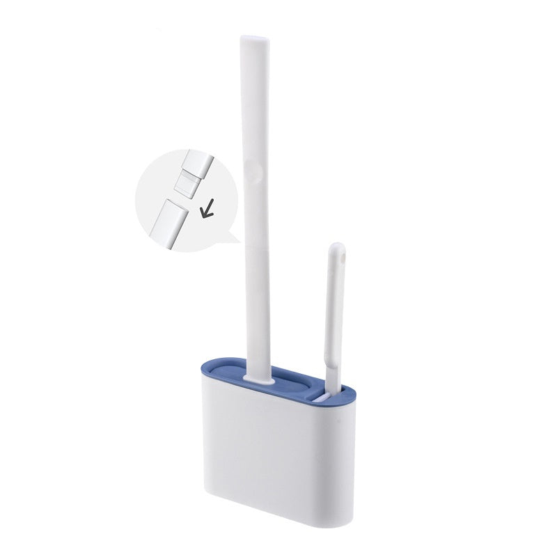 CleanMax Silicone Toilet Brush - Hygienic Bathroom Cleaner