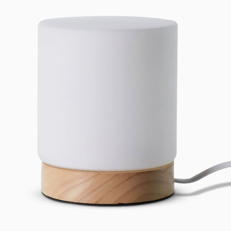 LumiGlow Glass Touch-LED Table Lamp