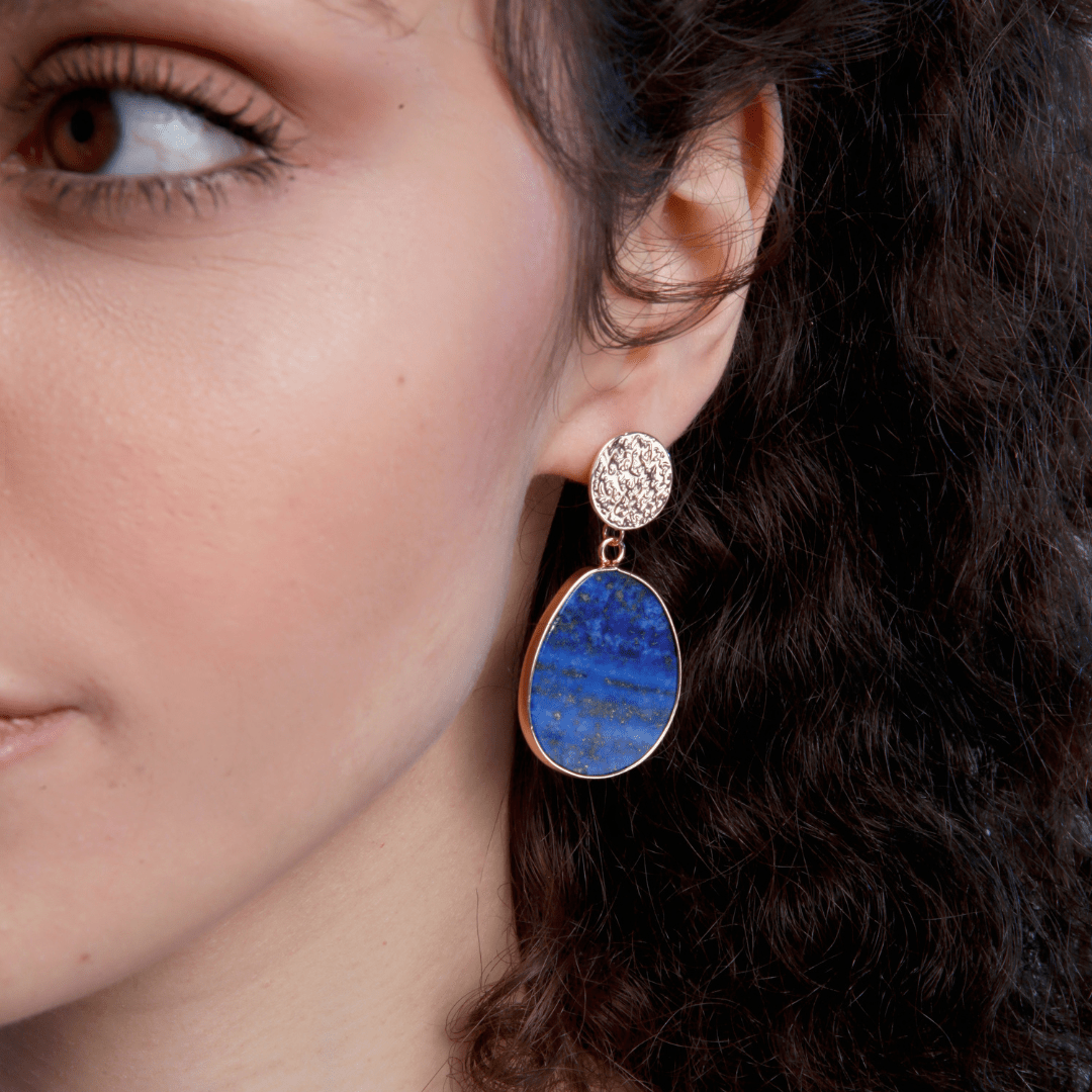 CelestialLuxe Lapis Lazuli Earrings