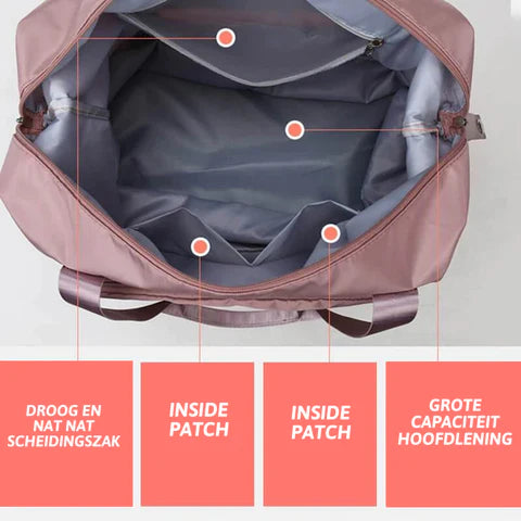 Travel Pro | Foldable Travel Bag with Large Capacity & Waterproof Design | Ideal for Adventurers 3