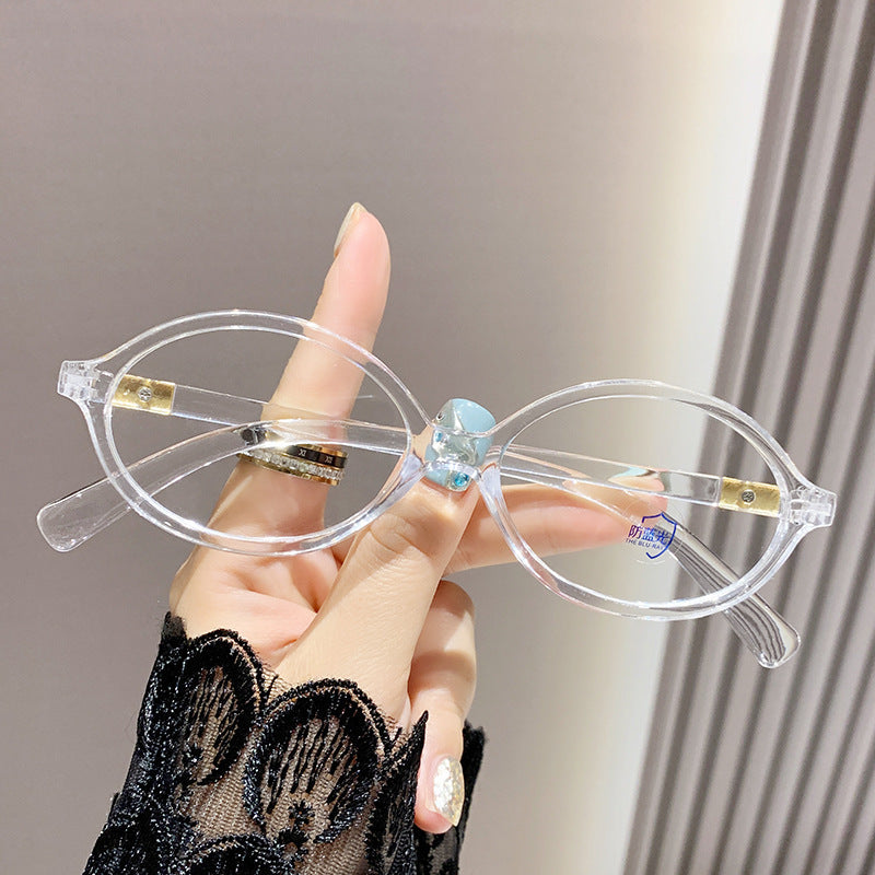 Trendy Round Fashion Glasses - Stylish Eyewear for Everyday Elegance and Versatility 9