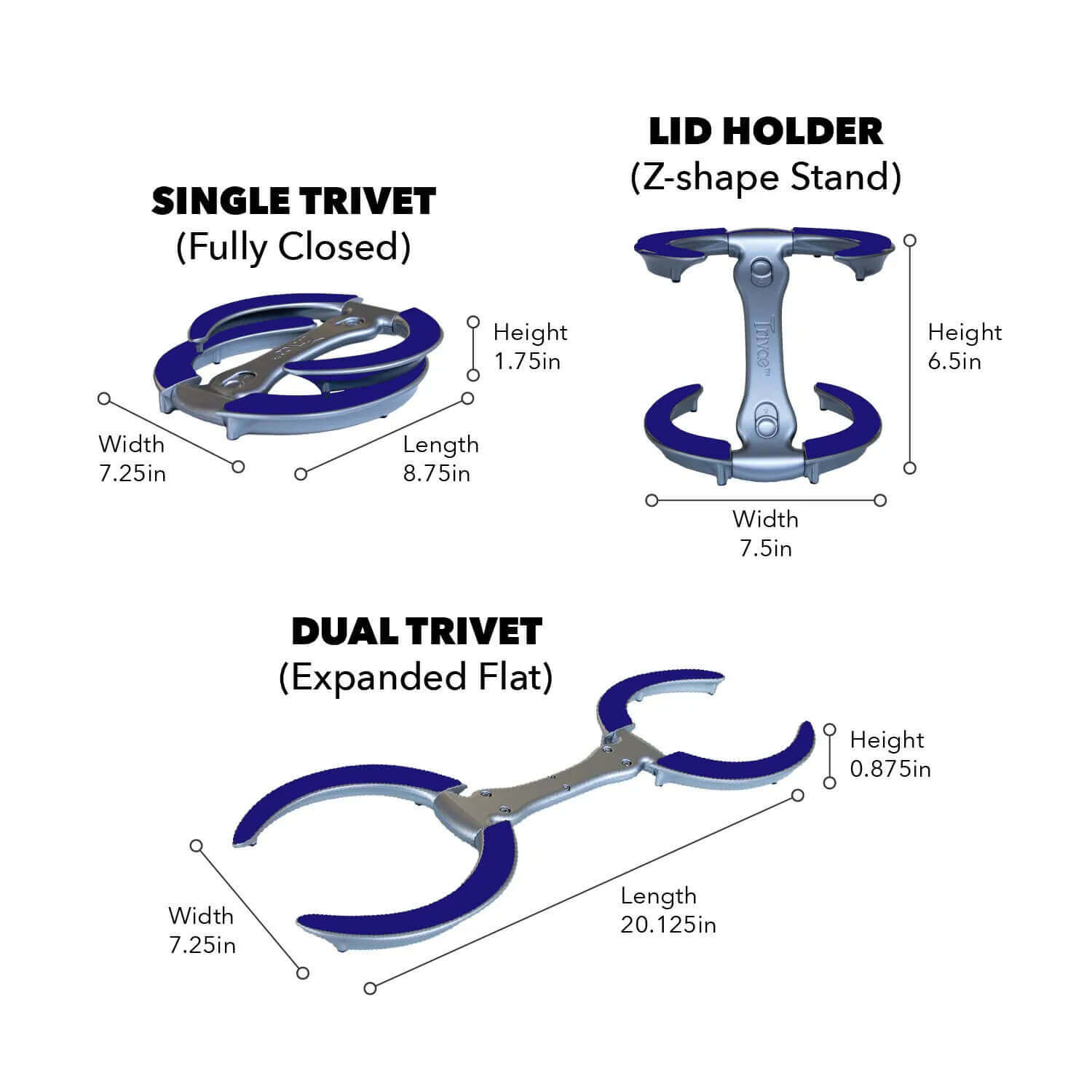 LidGrip Ease - Multifunctional Pot Lid Holder and Trivet