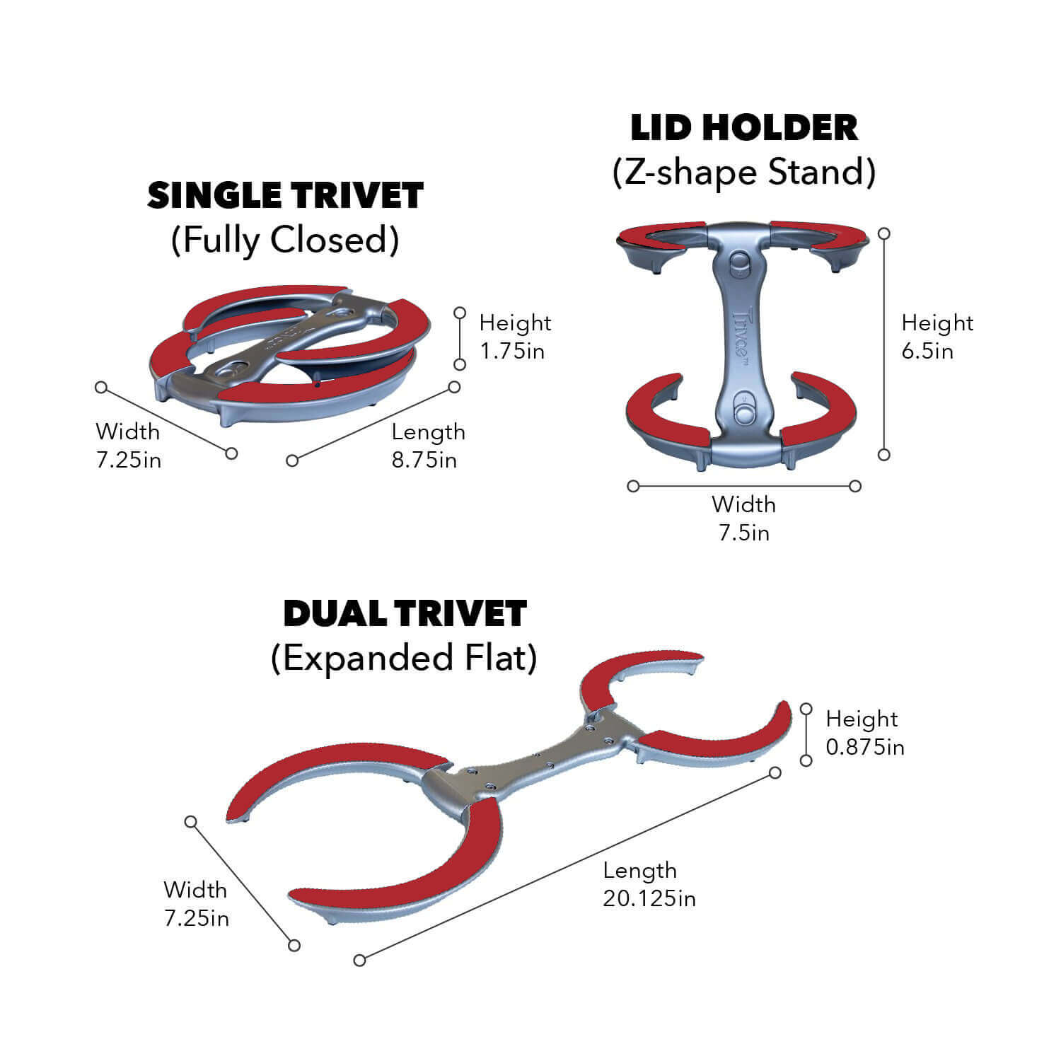 LidGrip Ease – Pot Lid Holder & Trivet
