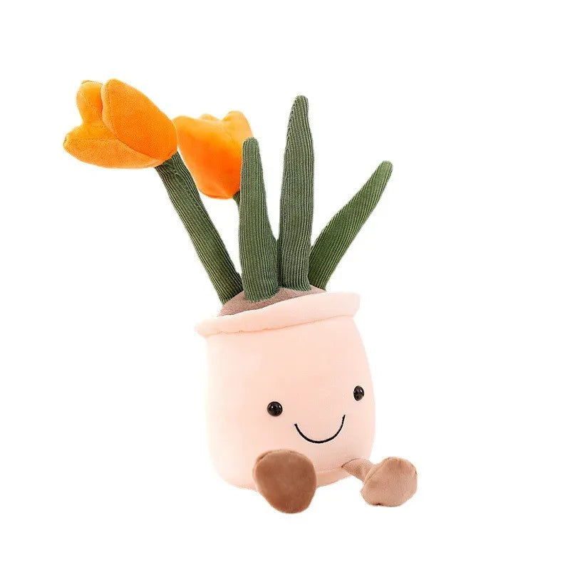 BloomBuddy Cute Flower Plush Toy for Kids