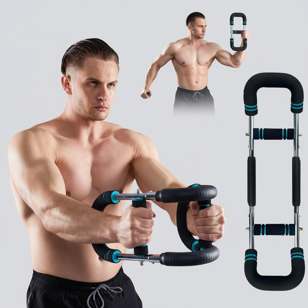 TwisterFlex | Adjustable Workout Bar with Custom Resistance | Portable Design for Strength Training 0
