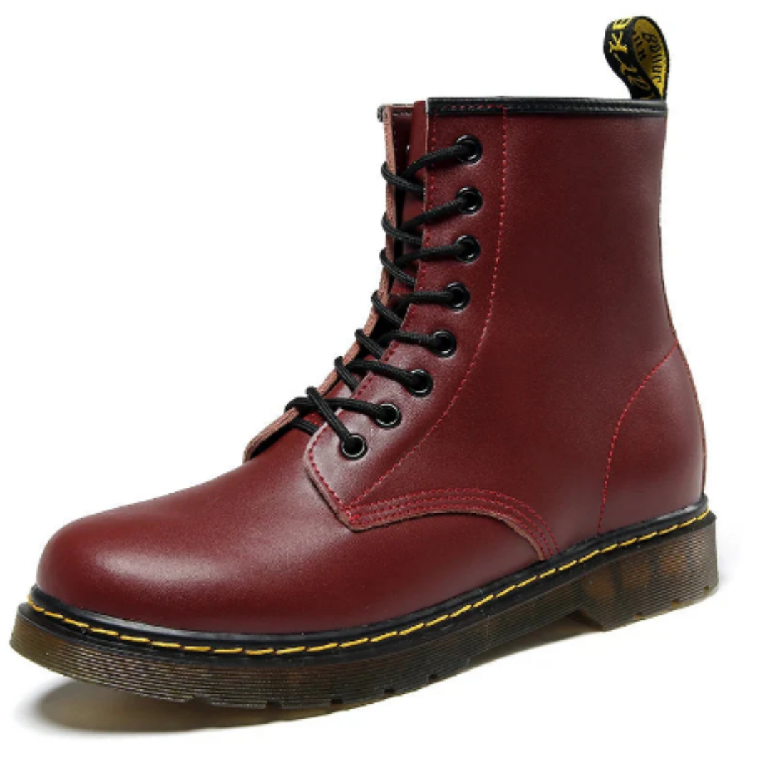 Unisex Winter Black Ankle Boots - Cozy Lace-Up Footwear for Cold Weather 1