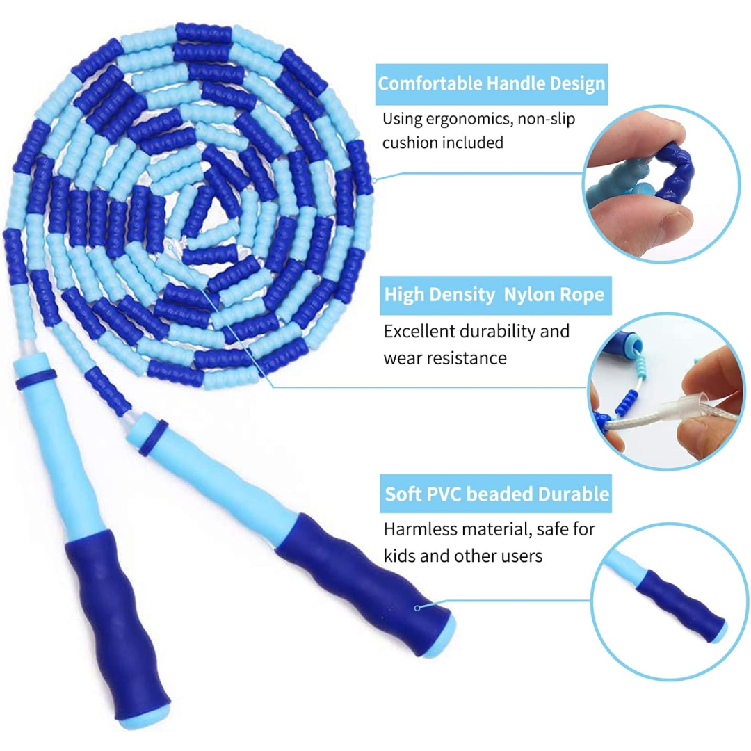 FlexiRope - Adjustable Beaded Jump Rope