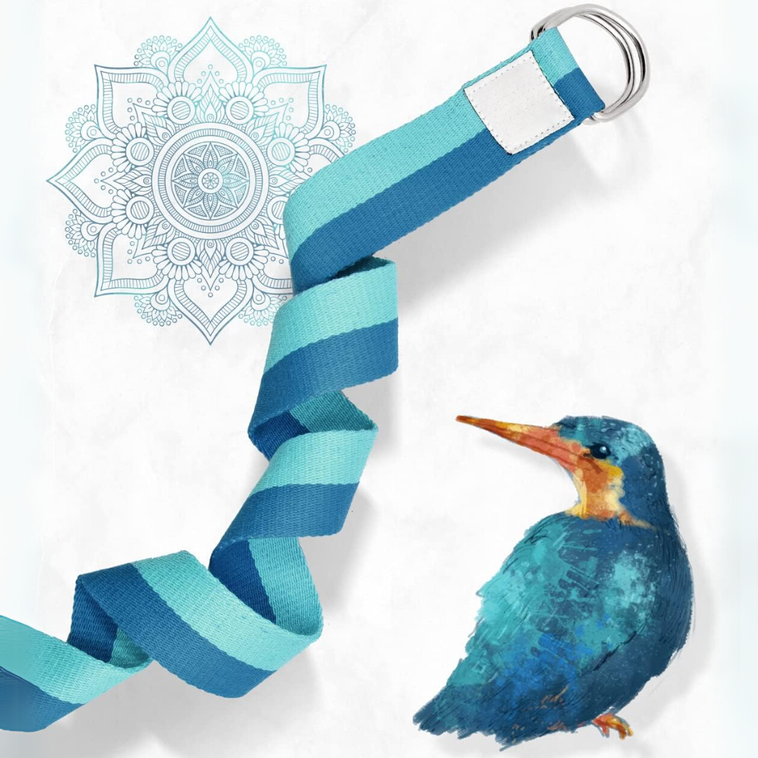 FlexFit - Adjustable Yoga Strap with D-Ring