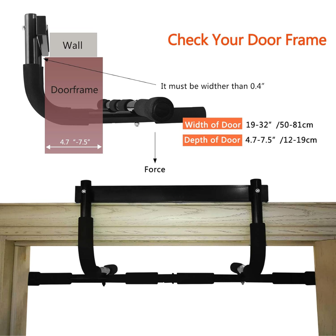 PowerGrip - Doorway Pull-Up Bar (200 kg)