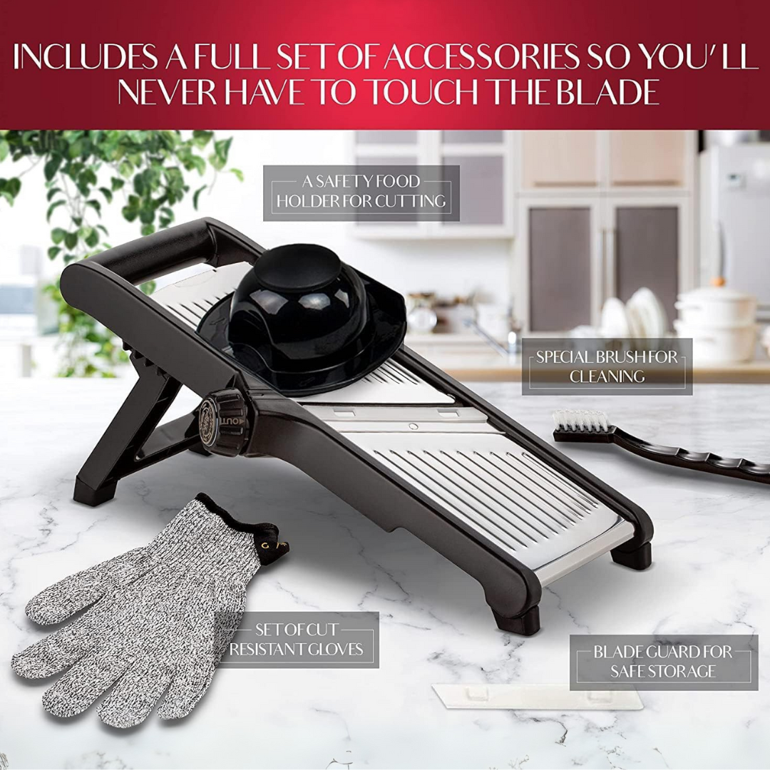 SlicerPro - Mandoline Set with Cut-Resistant Gloves