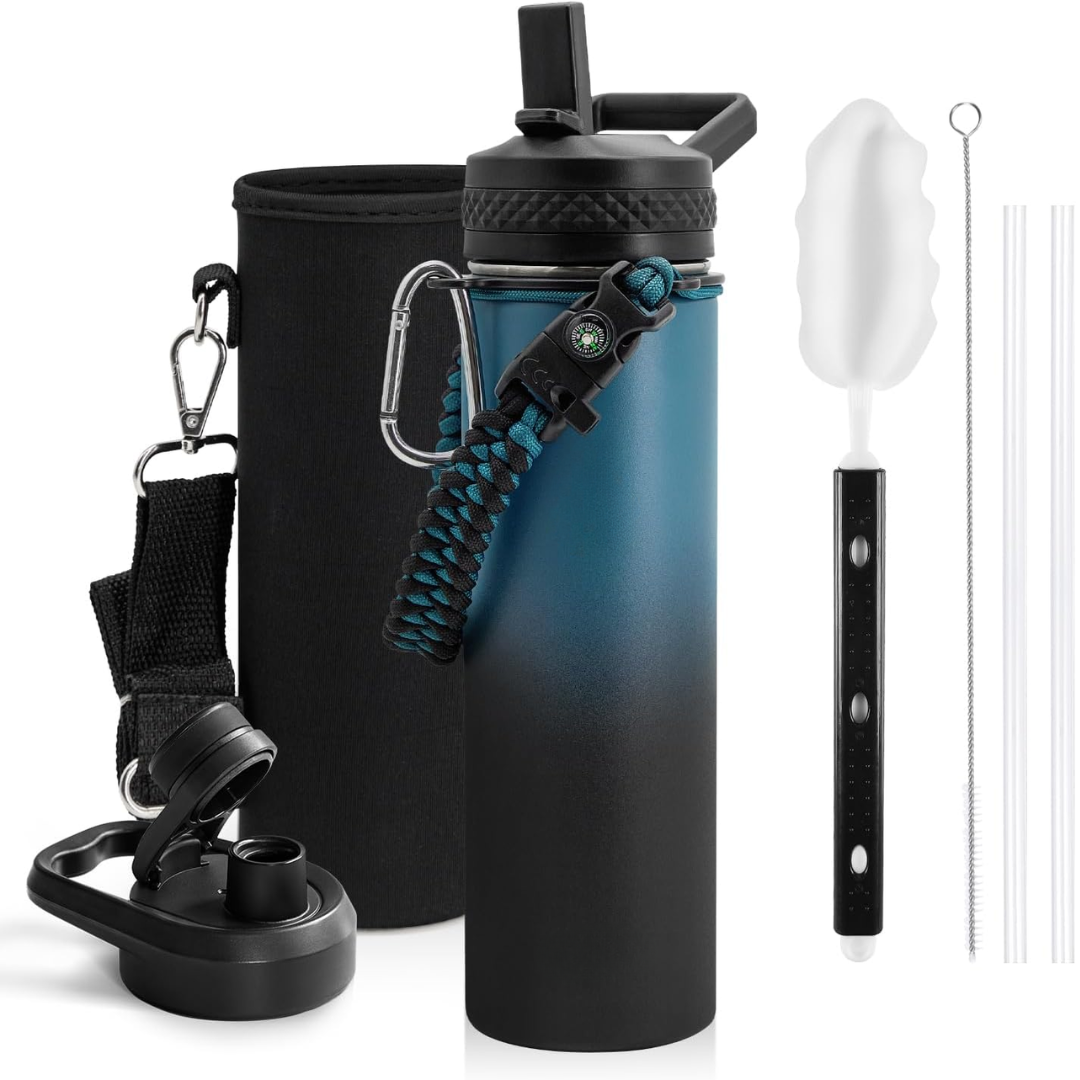 HydraPure - Insulated Bottle with Paracord Handle