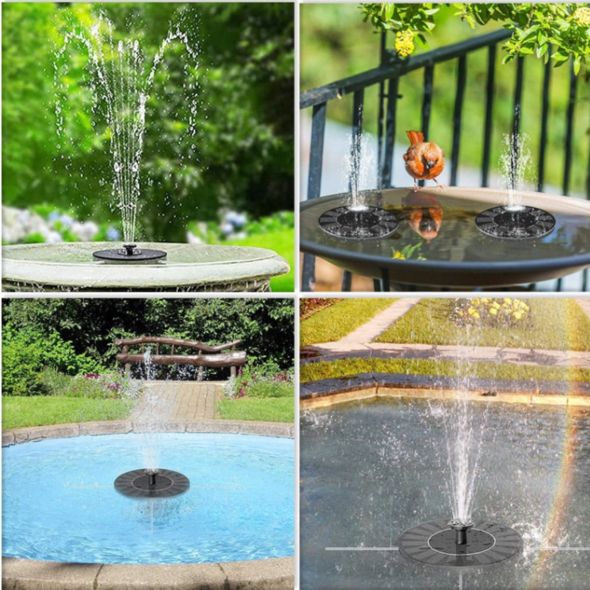 Birdbuddy - Solar Garden Water Fountain