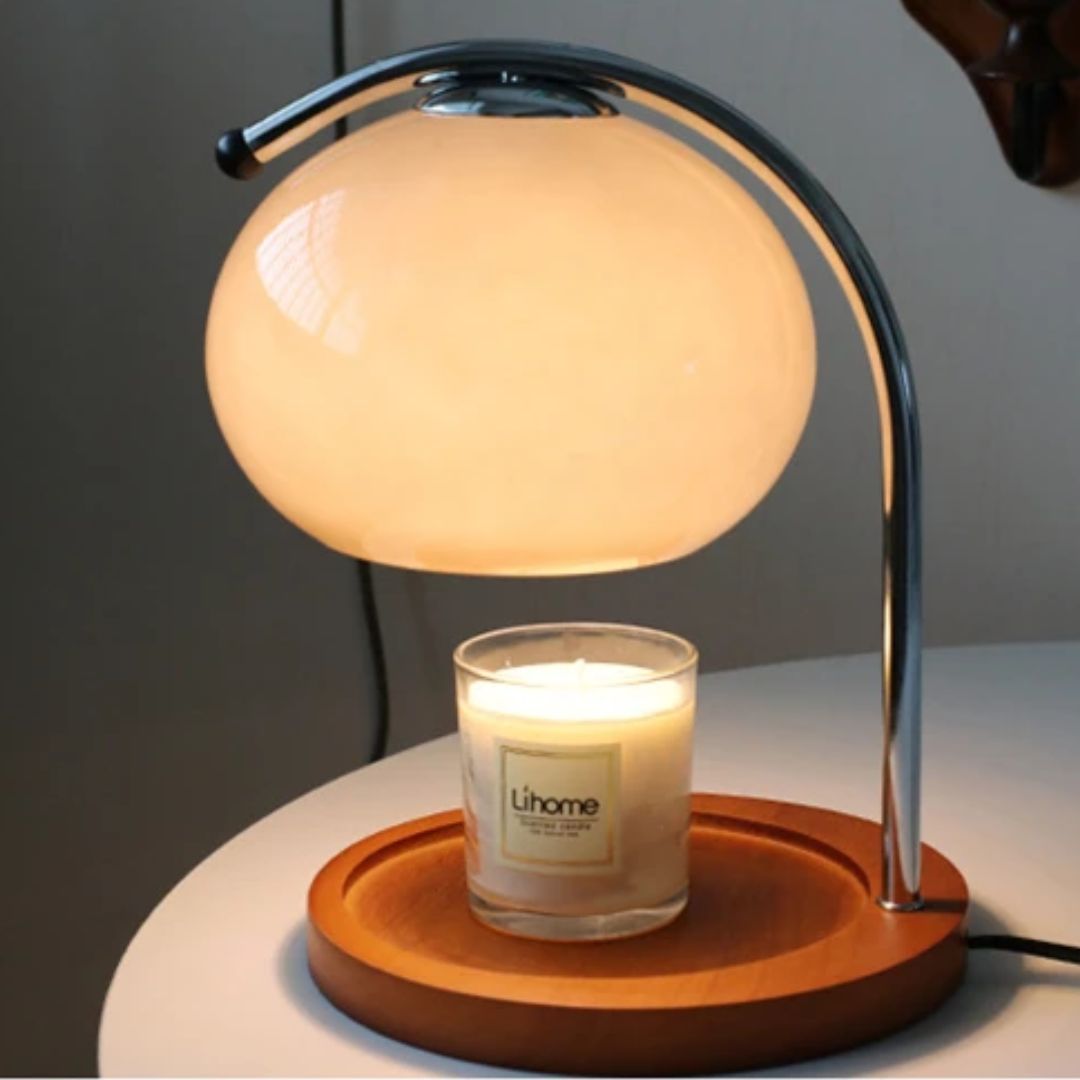 Alyssa - Retro Glass Table Lamp