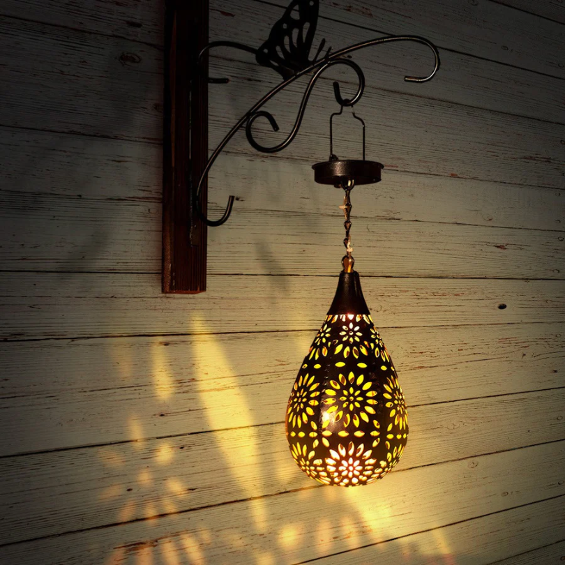LumaBright Solar Outdoor Hanging Light – Garden