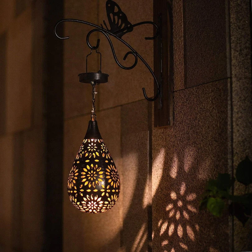 LumaBright Solar Outdoor Hanging Light – Garden