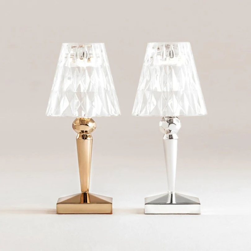 CrystalLuxe Crystal Table Lamp – Elegant Glamour