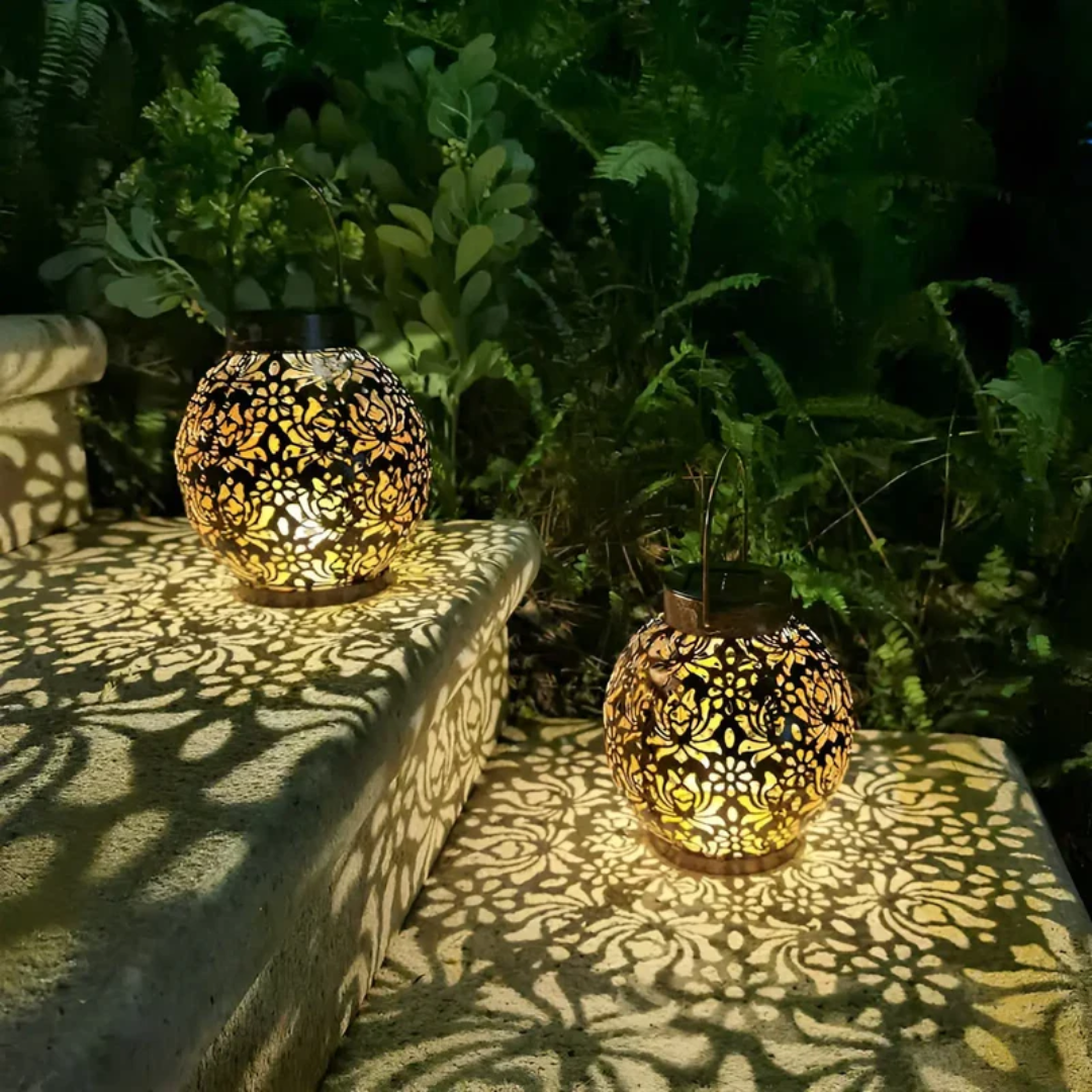 RadiantGlow - Waterproof Solar LED Garden Lamp