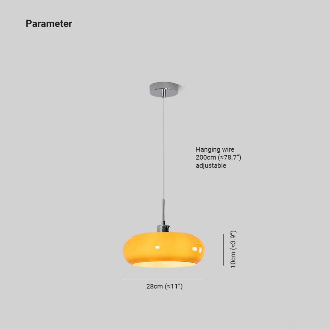 RadianceOrb - Elegant Round LED Ceiling Lamp