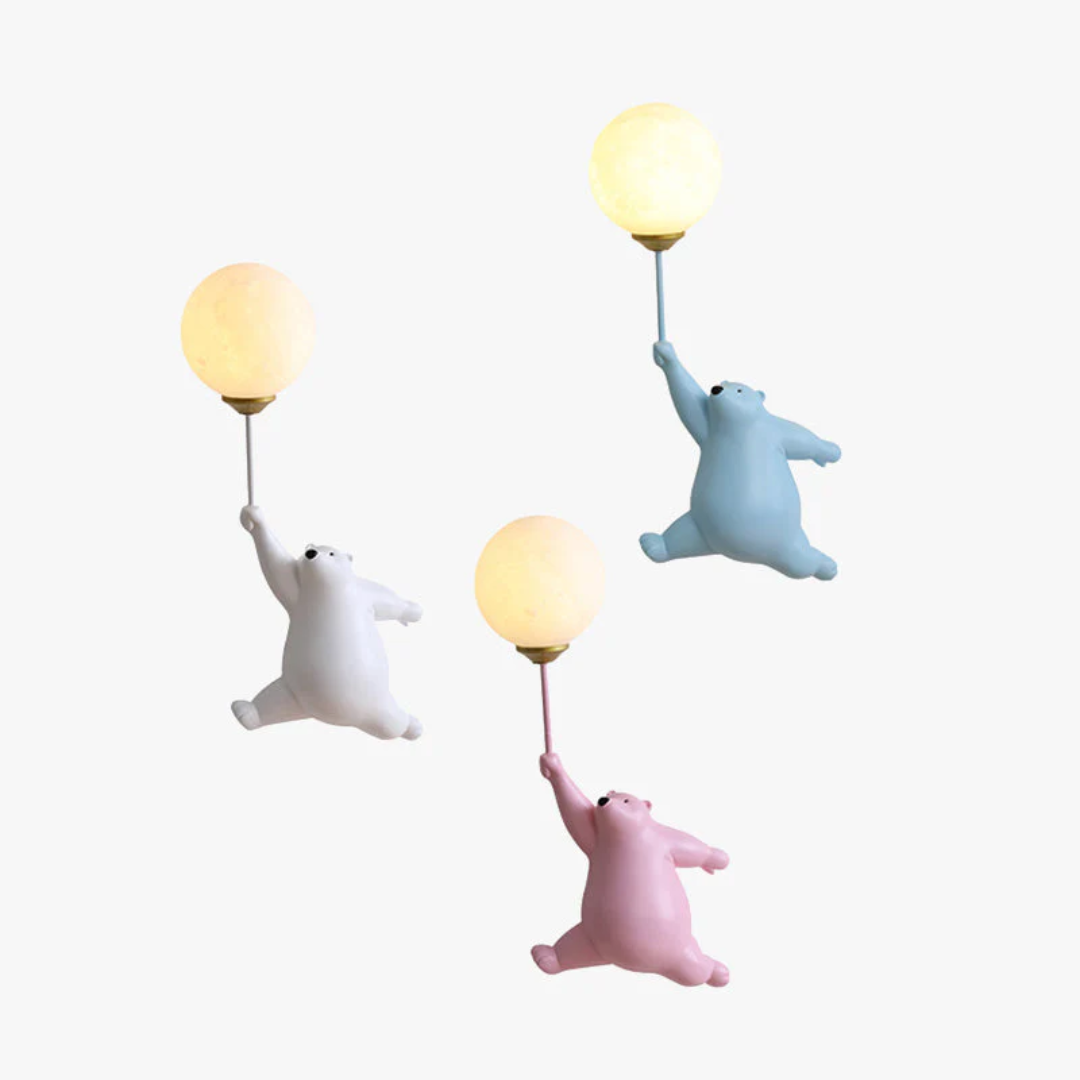 TeddyGlow – Stylish LED Bear Wall Lamp