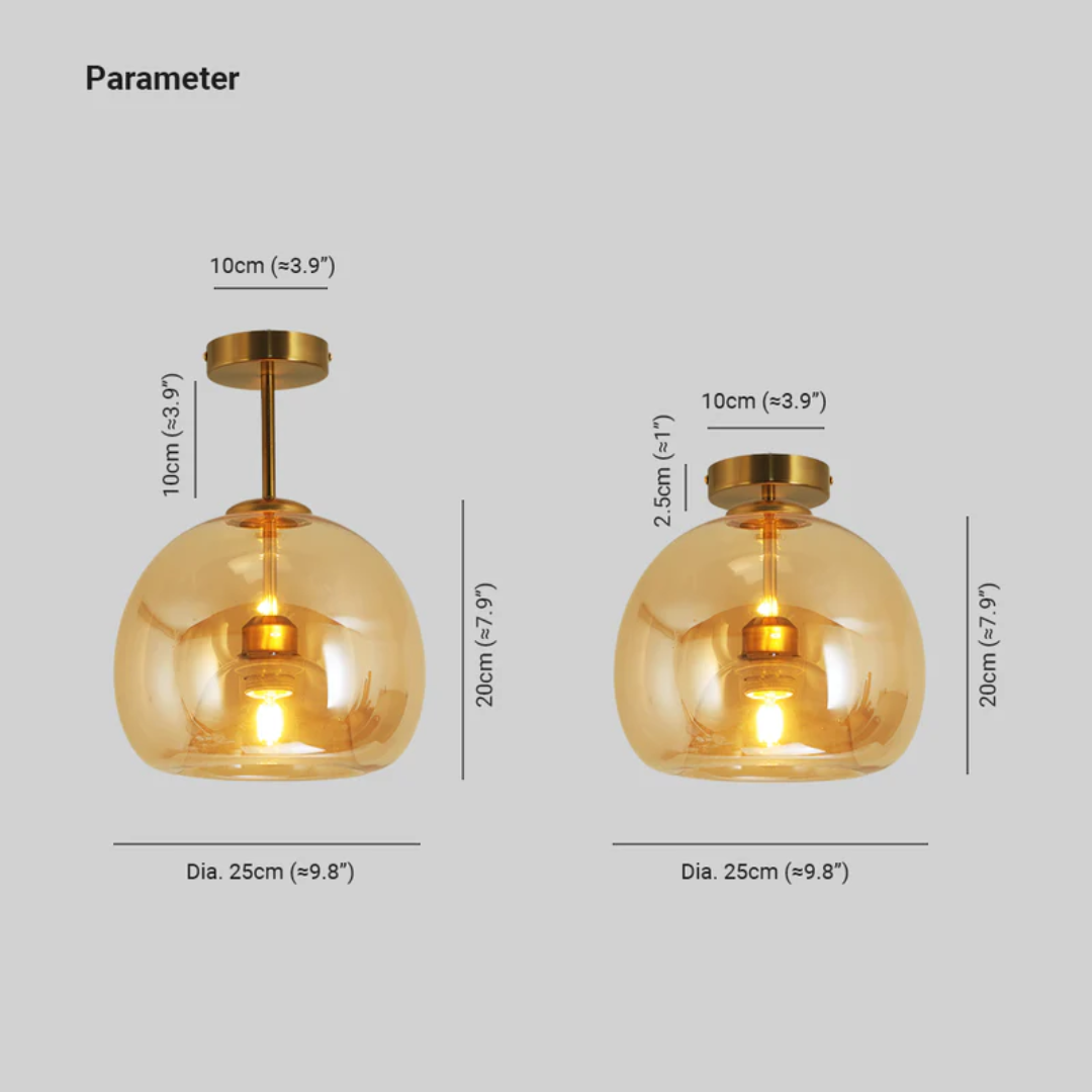 AureliaGlow – Modern Round LED Ceiling Lamp