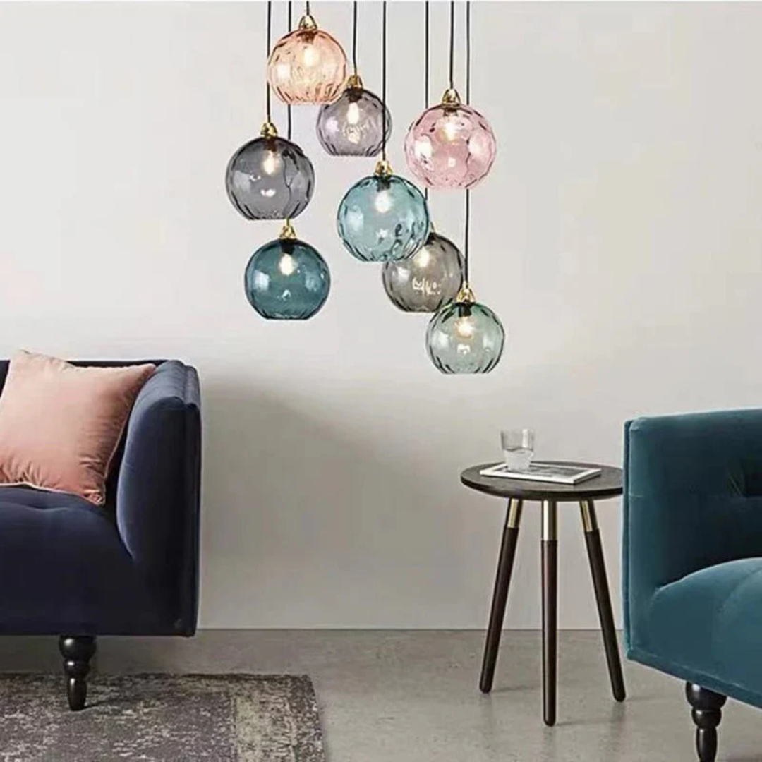 ClusterGlow - Elegant 3-Lamp Pendant Light for Ambience