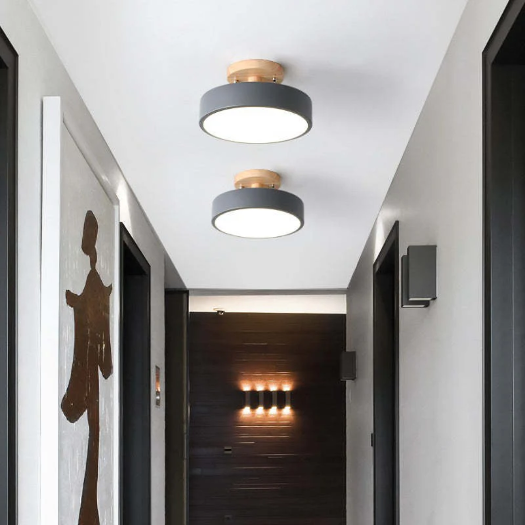 NovaGlow - Modern LED Ceiling Lamp with Adjustable Light