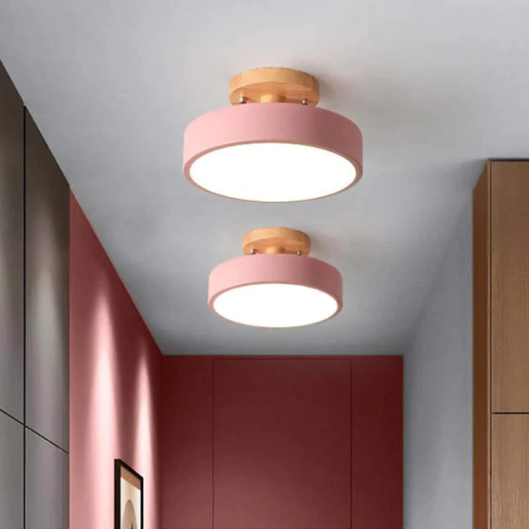 NovaGlow - Modern LED Ceiling Lamp with Adjustable Light