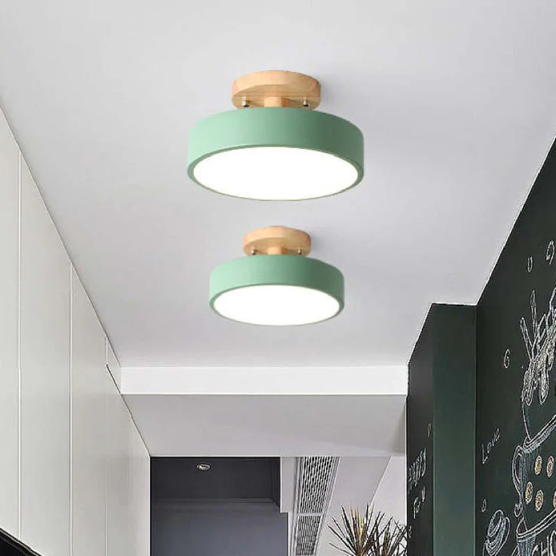 NovaGlow - Modern LED Ceiling Lamp with Adjustable Light