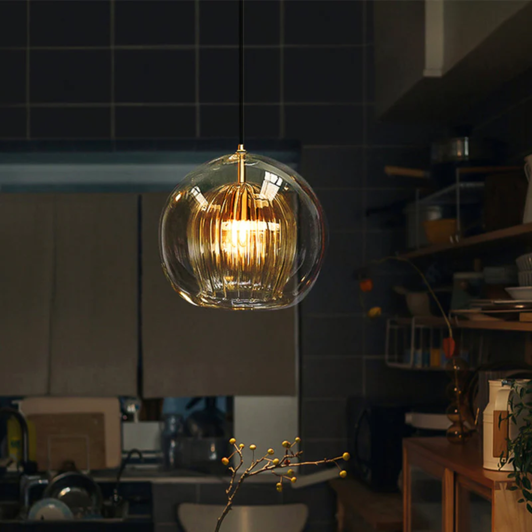 AuroraSphere - Spherical Glass LED Pendant Light