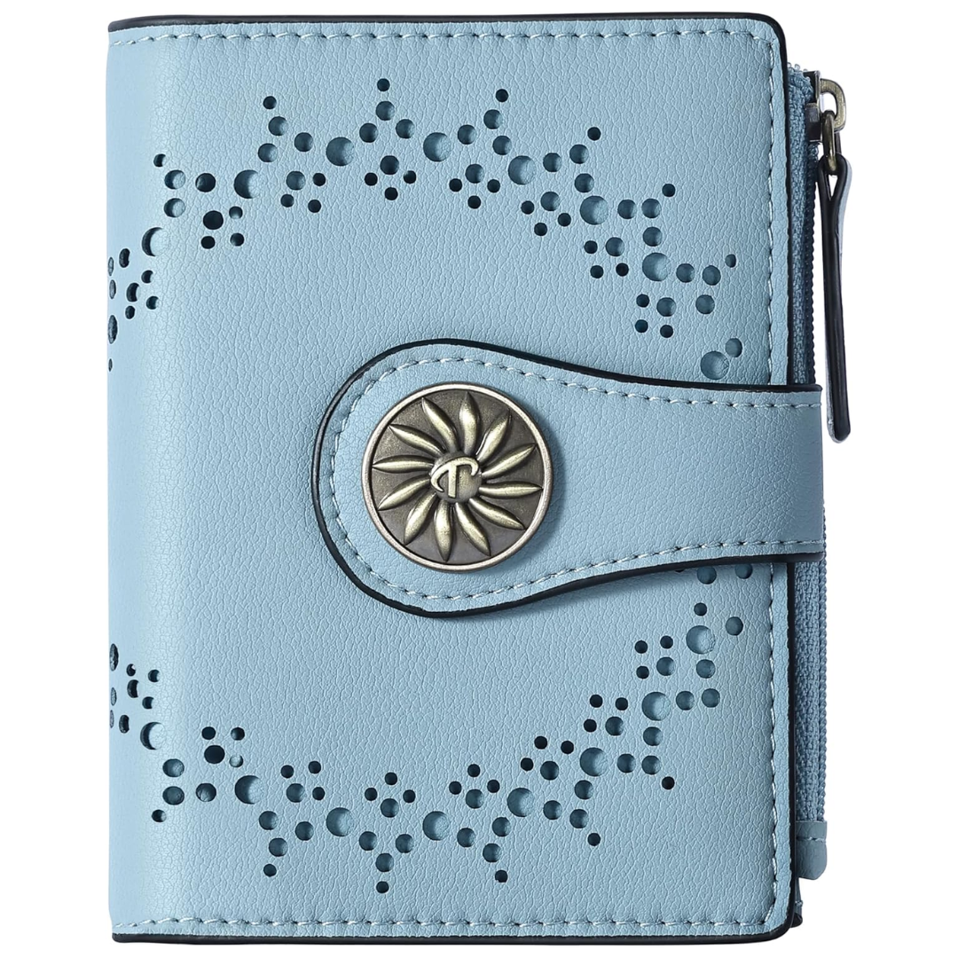 ClaireSlim - Slim RFID Leather Wallet for Women