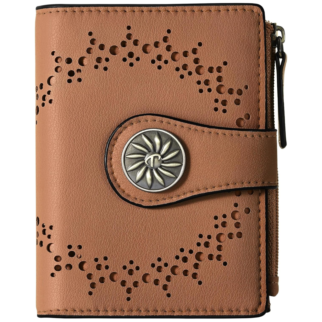ClaireSlim - Slim RFID Leather Wallet for Women