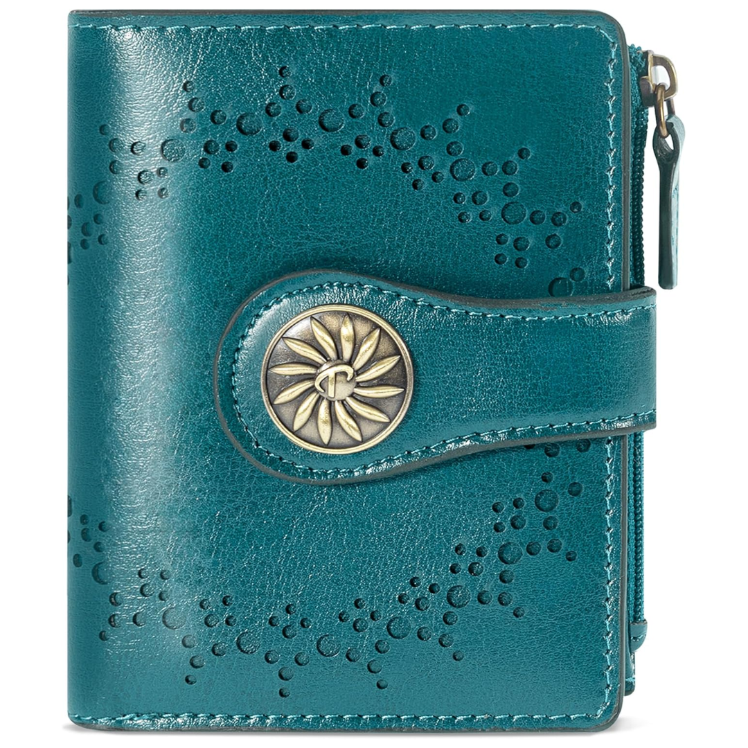 ClaireSlim - Slim RFID Leather Wallet for Women