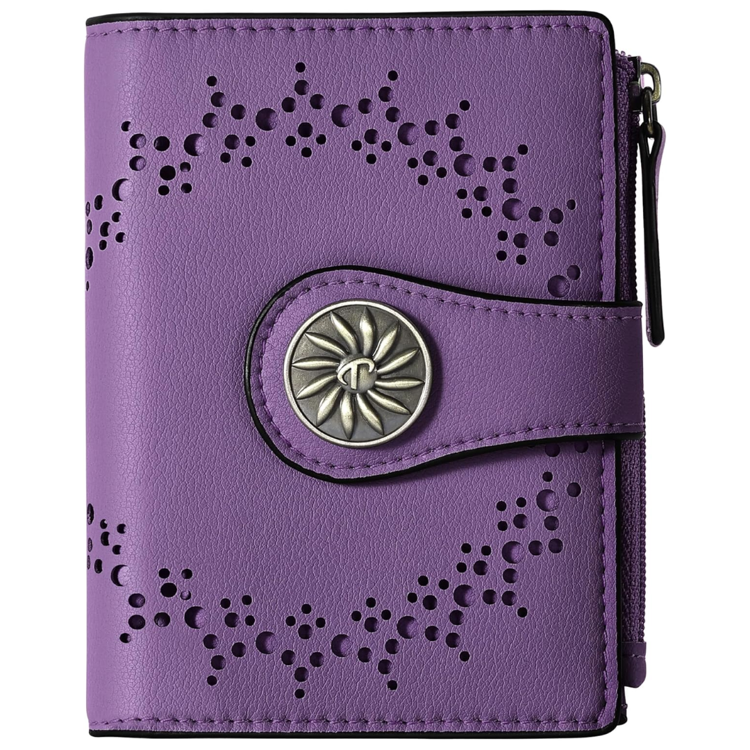 ClaireSlim - Slim RFID Leather Wallet for Women
