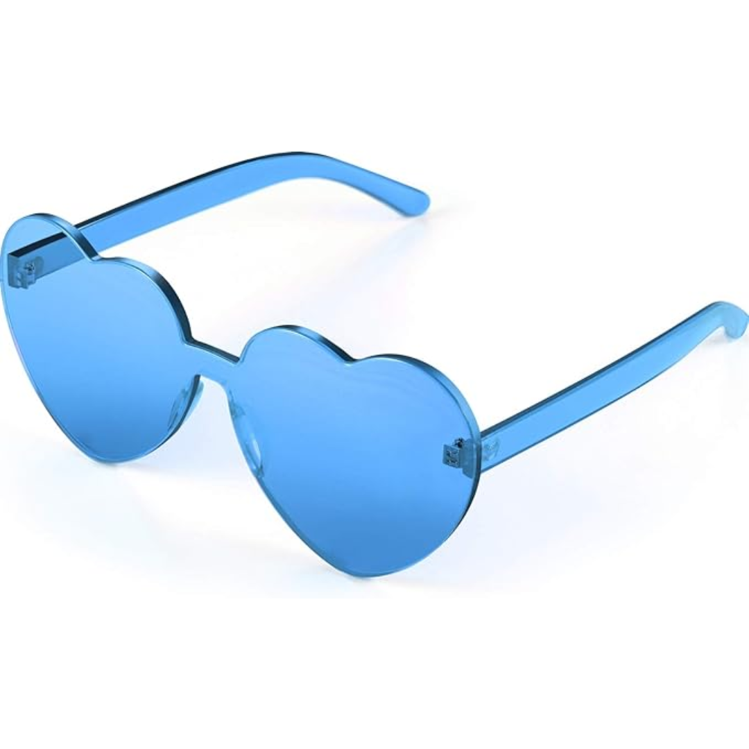 CoraLens - Rimless Heart-Shaped Sunglasses