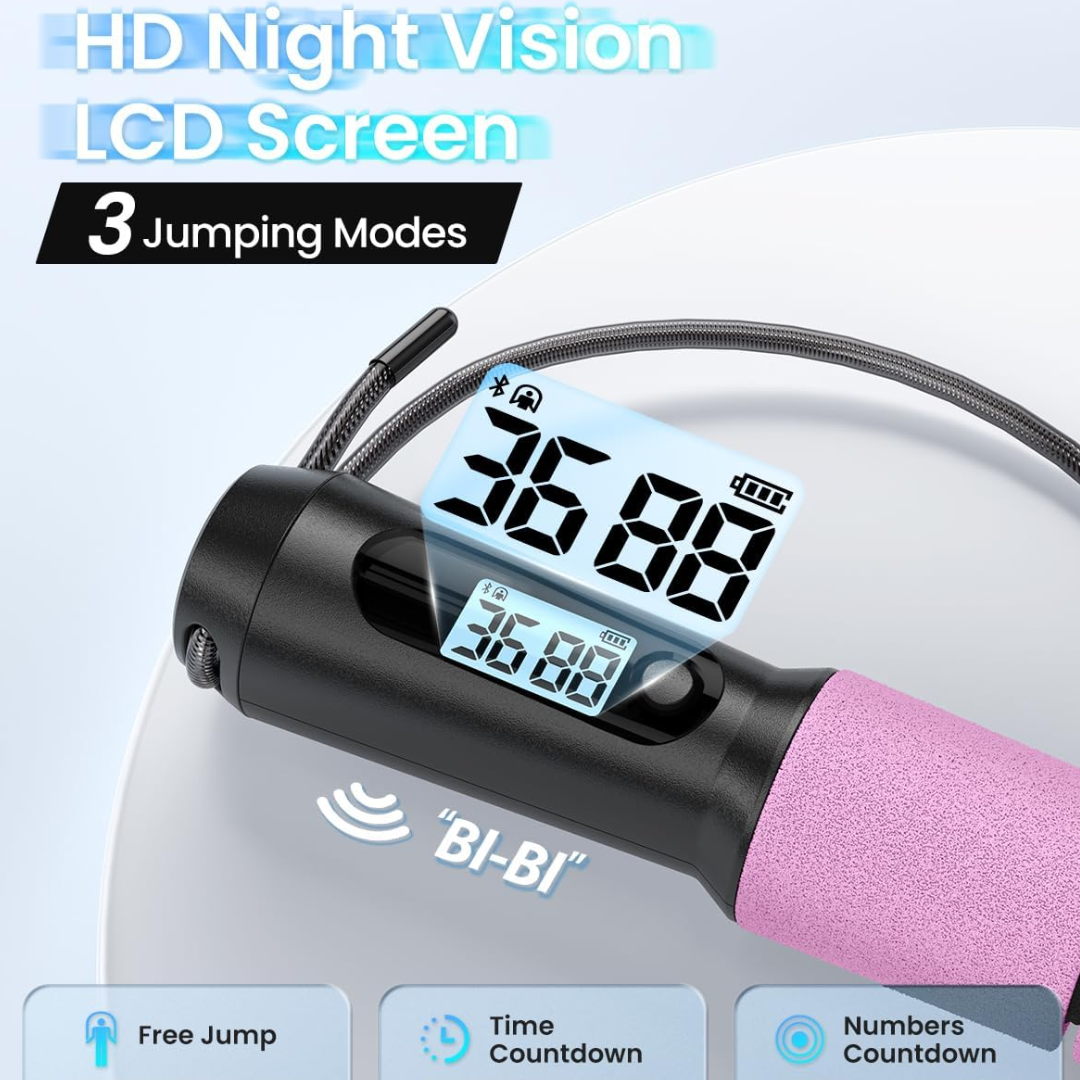 JumpFit - Smart App Jump Rope, Tangle-Free