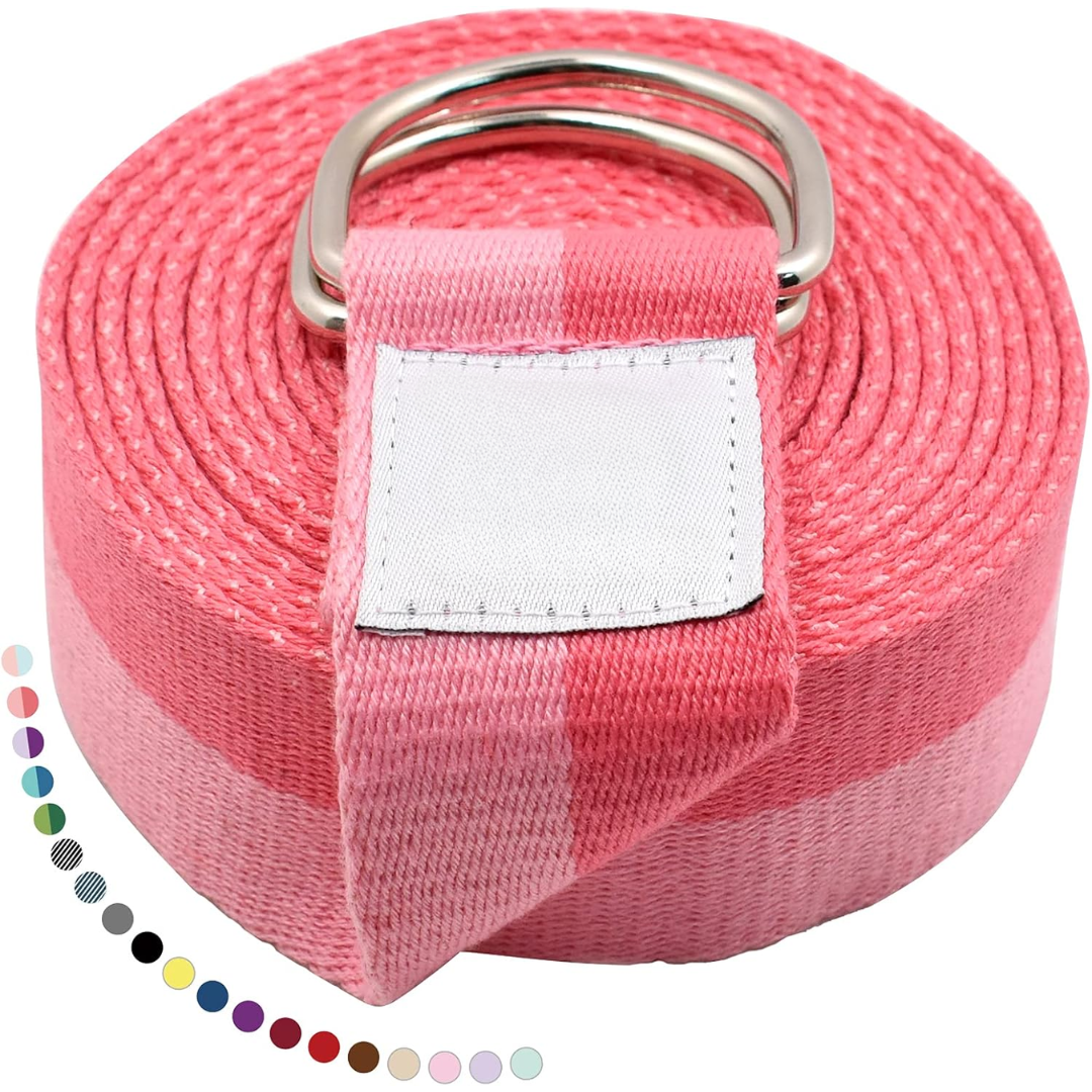 FlexFit - Adjustable Yoga Strap with D-Ring