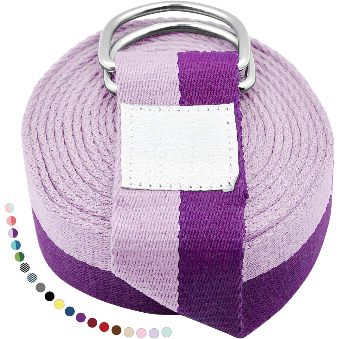 FlexFit - Adjustable Yoga Strap with D-Ring