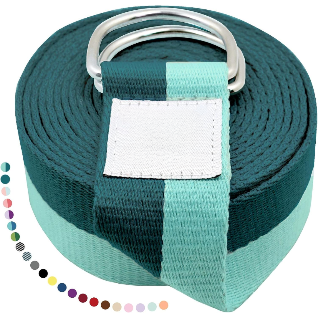 FlexFit - Adjustable Yoga Strap with D-Ring