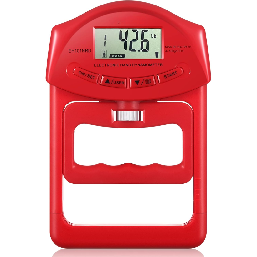 GripMaster - Digital Hand Strength Meter (90 kg)
