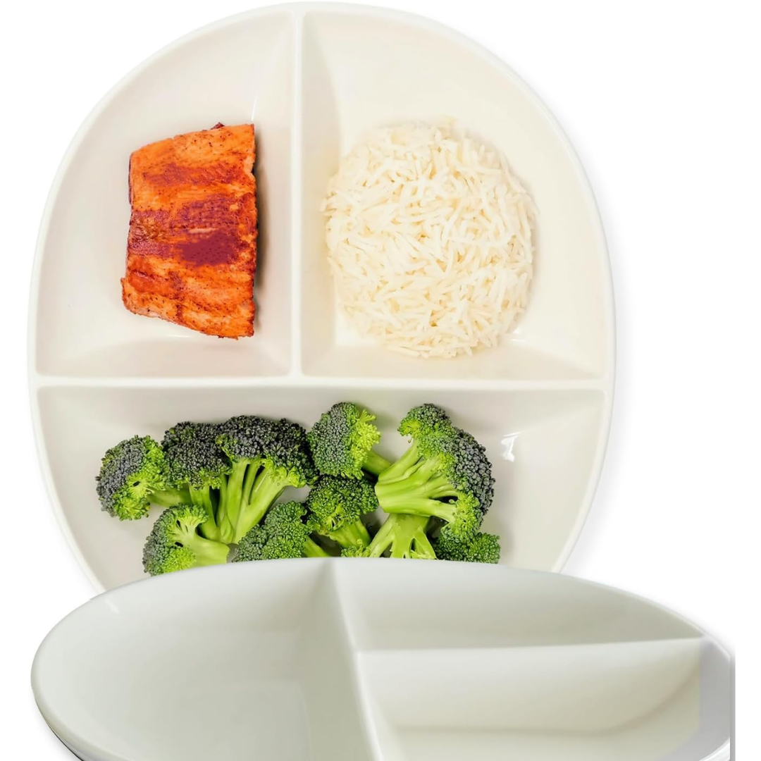 PortionMaster - Porcelain Portion Control Plate