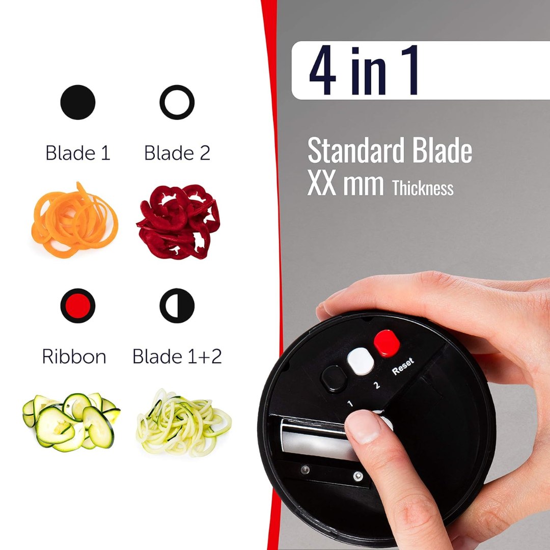 SpiralMaster Stainless Steel Spiralizer